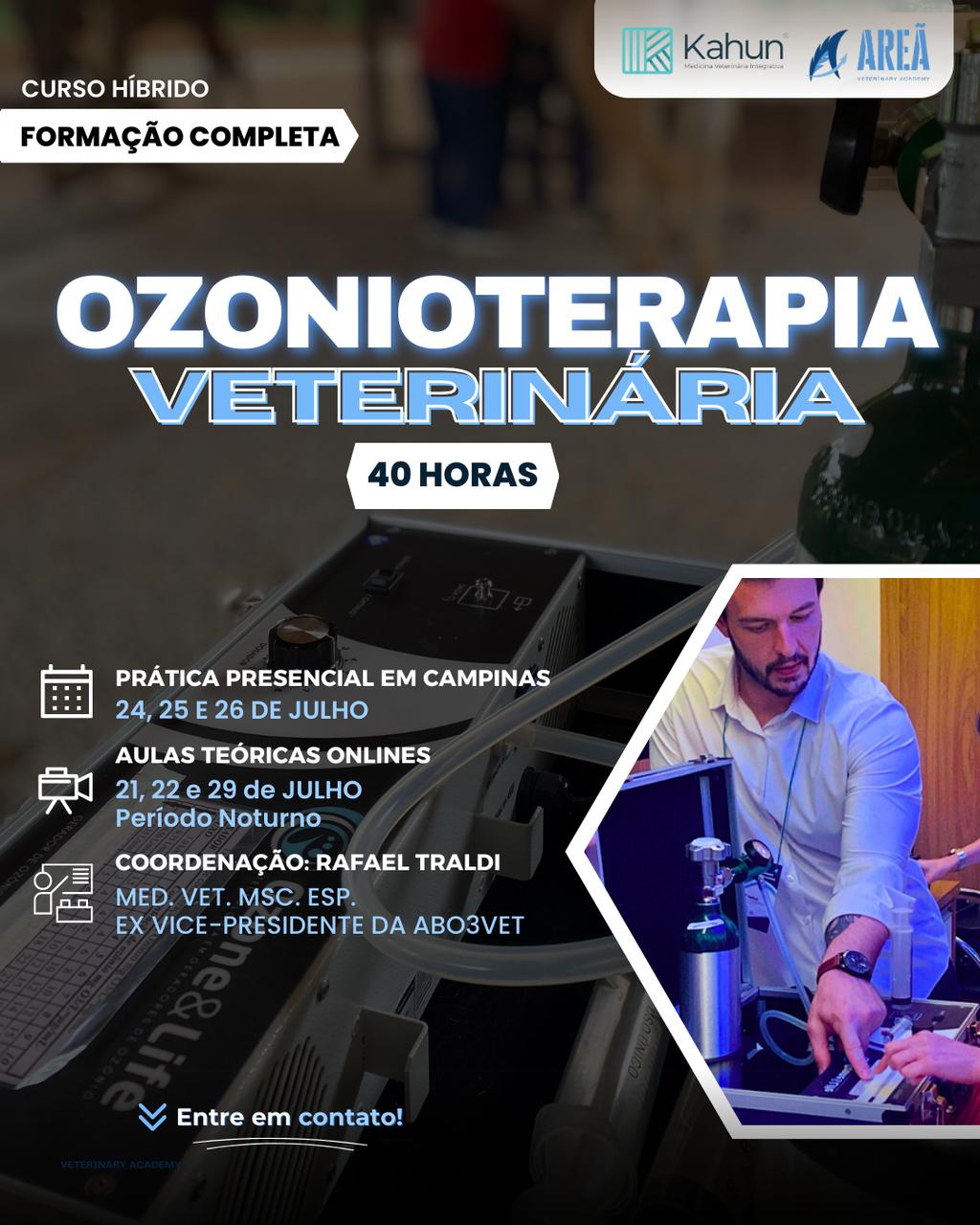 OZONIOTERAPIA VETERINÁRIA – Formação Completa