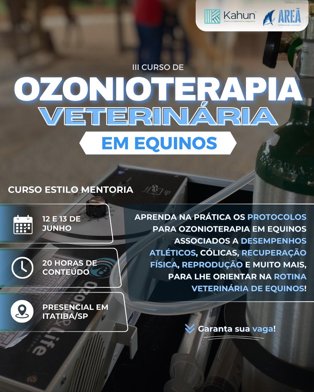 OZONIOTERAPIA VETERINÁRIA EM EQUINOS
