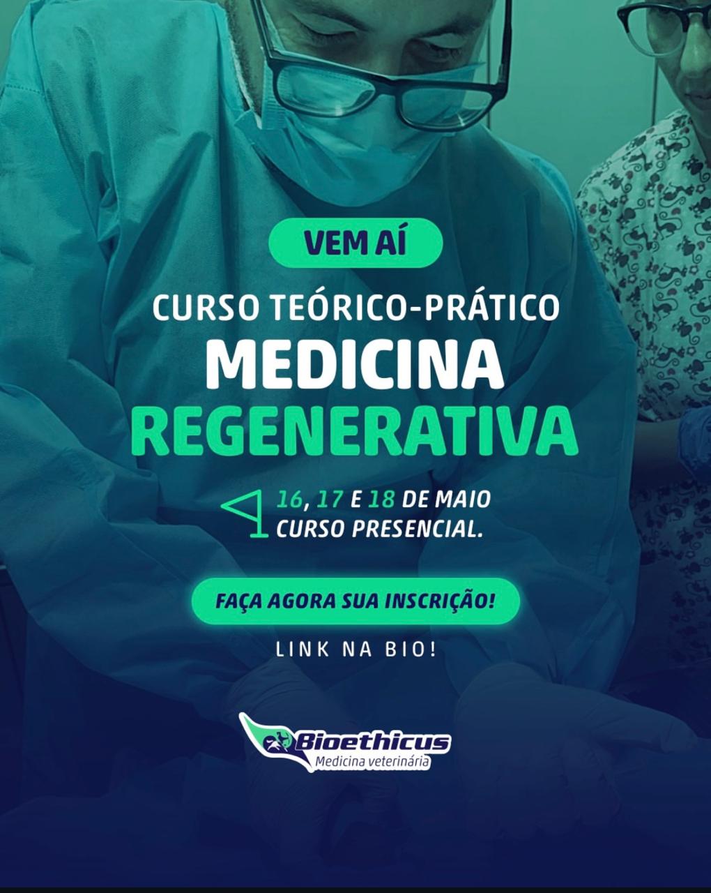 V Curso Teórico Prático de Medicina Regenerativa em Pequenos Animais