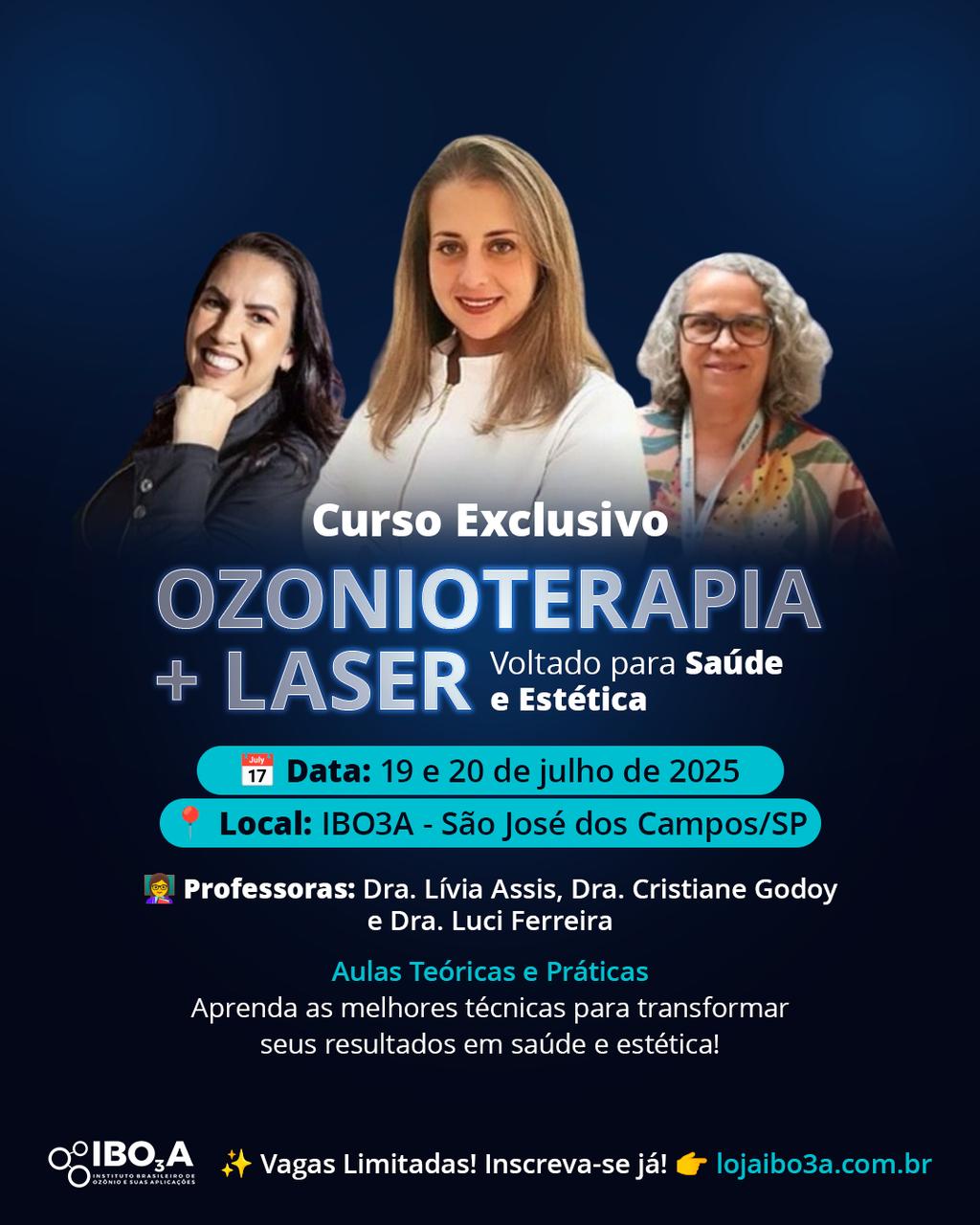 26° Curso de Ozonioterapia e Laser na Estética e Saúde