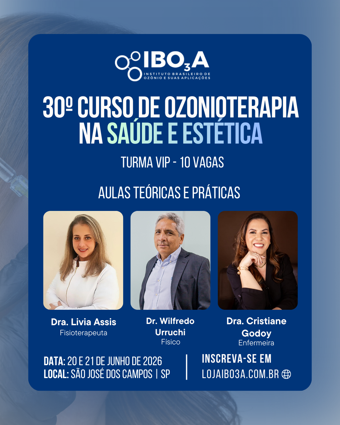30° Curso de Ozonioterapia na Saúde e Estética