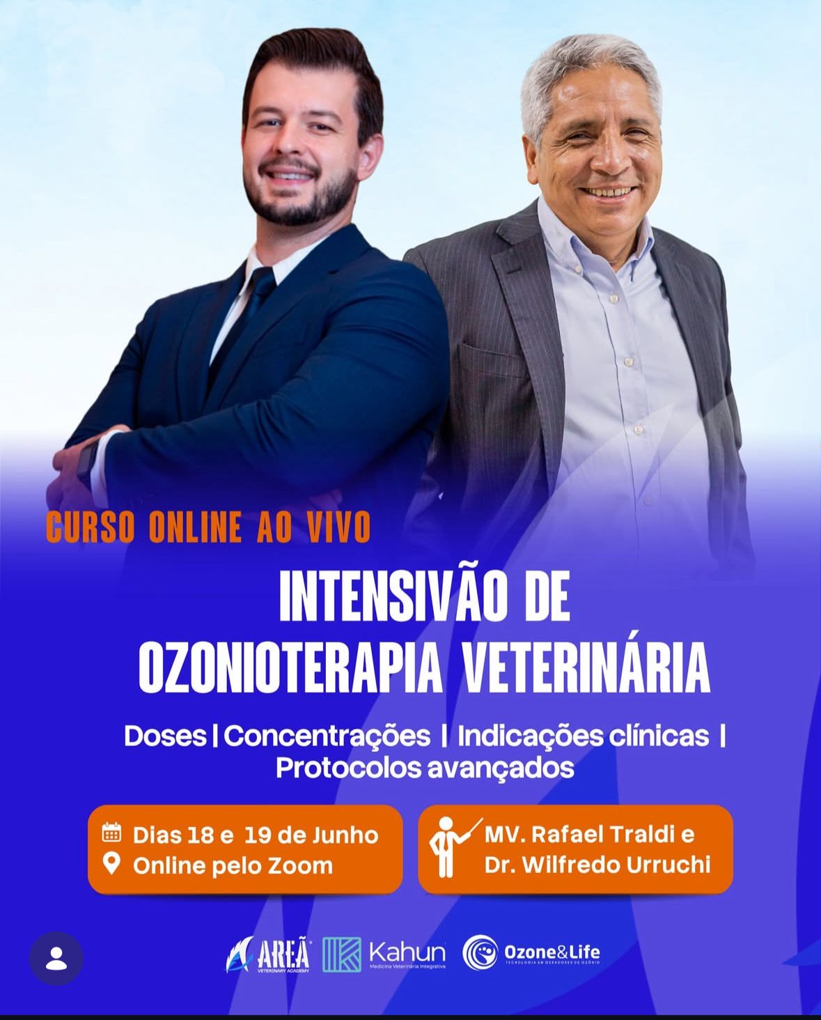 INTENSIVÃO DE OZONIOTERAPIA VETERINÁRIA – ONLINE