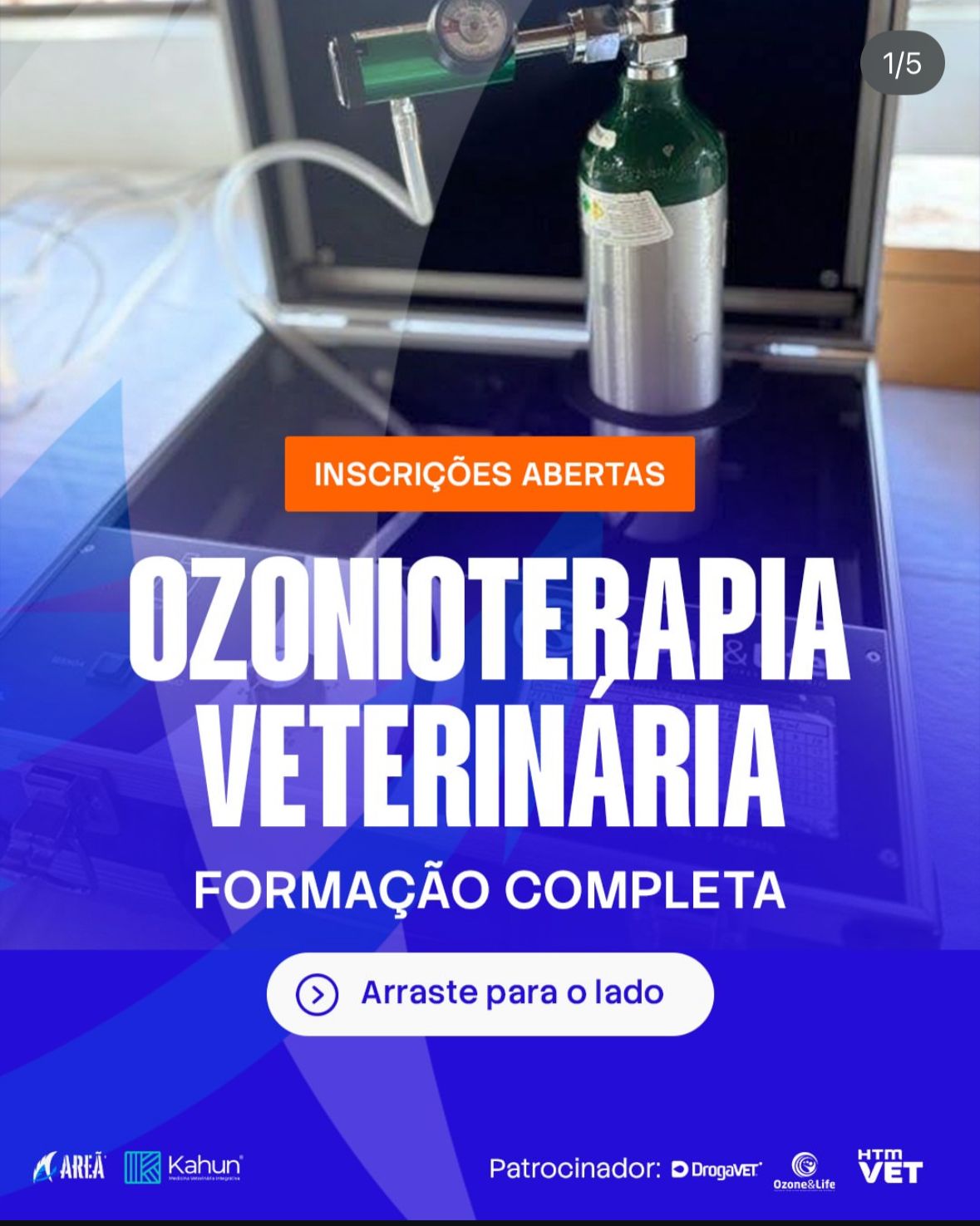 OZONIOTERAPIA VETERINÁRIA – FORMAÇÃO COMPLETA